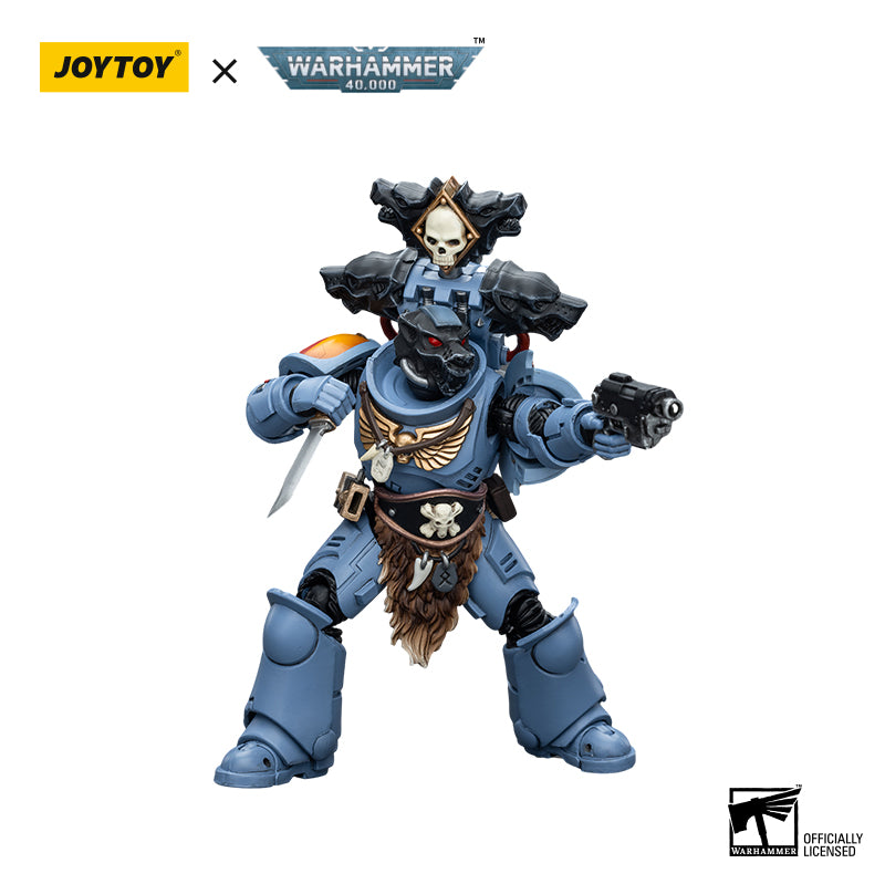 JOYTOY Action Figure 1/18 Space Marines Space Wolves Claw Pack Brother Olaf Model Birthday Gifts