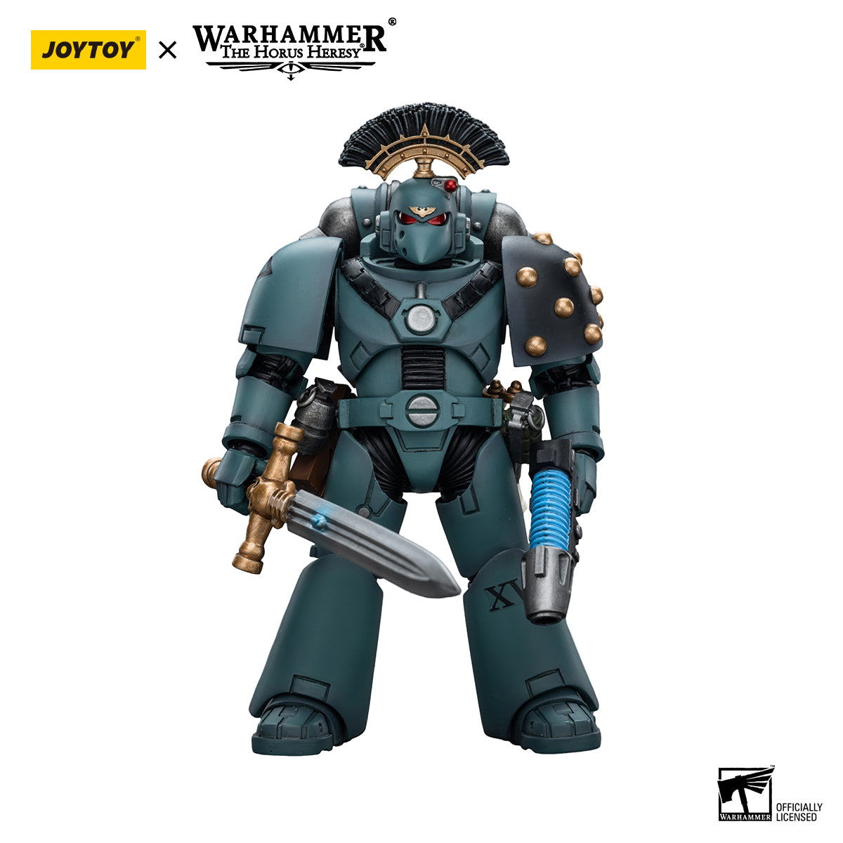 JOYTOY Action Figure 1/18 Sons of Horus MKVI Tactical Squad Sergeant with Power Sword Model Birthday Gifts