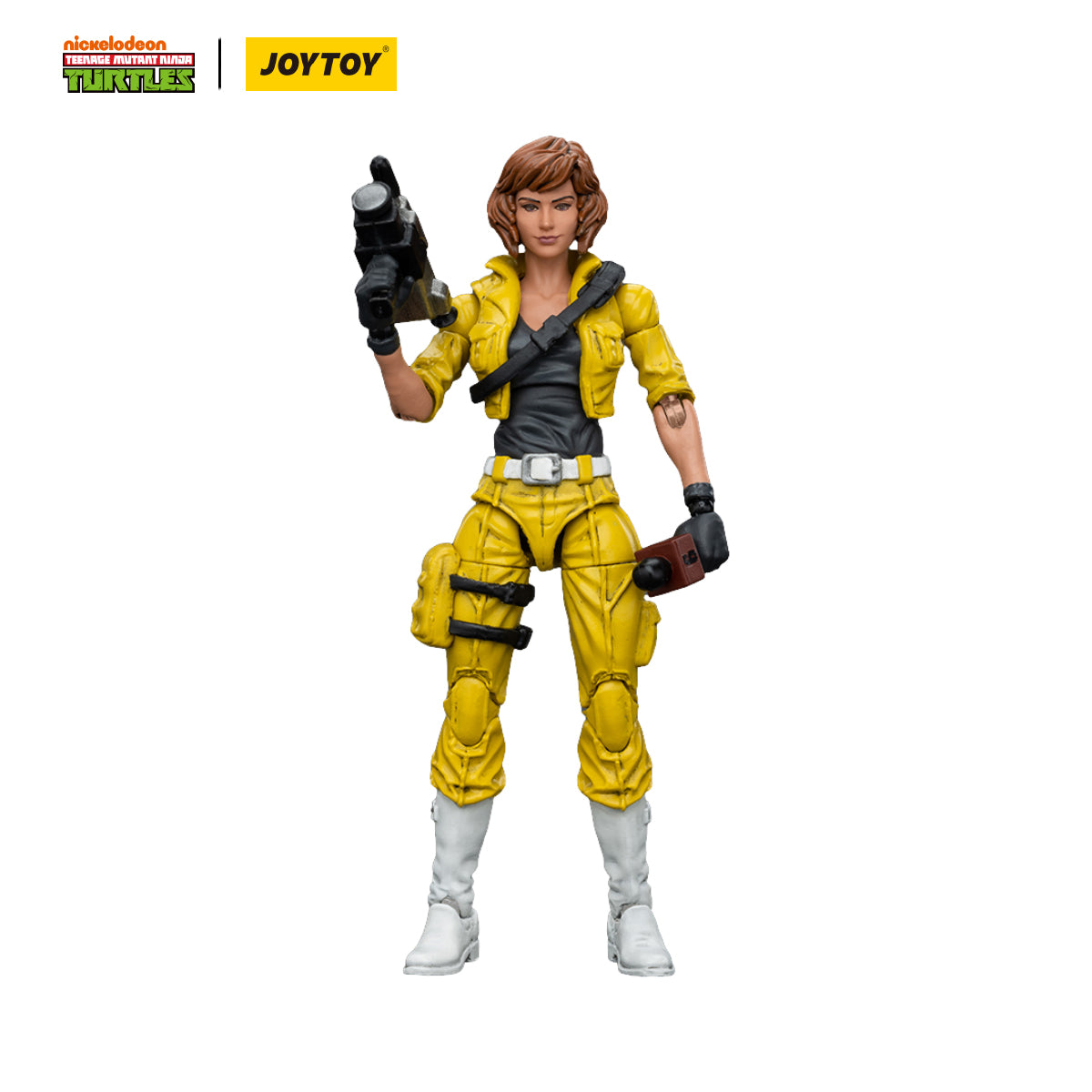 JOYTOY Action Figure 1/18 TMNT-April O'Neil Model Birthday Gifts