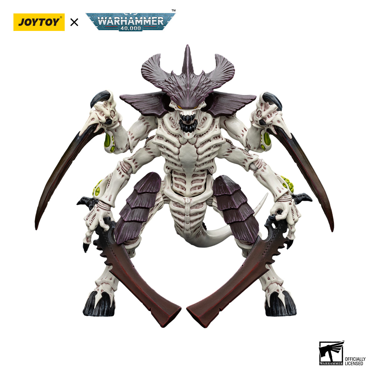 JOYTOY Action Figure 1/18 Tyranids Hive Fleet Leviathan Tyranid Warrior with Boneswords 2 Model Birthday Gifts