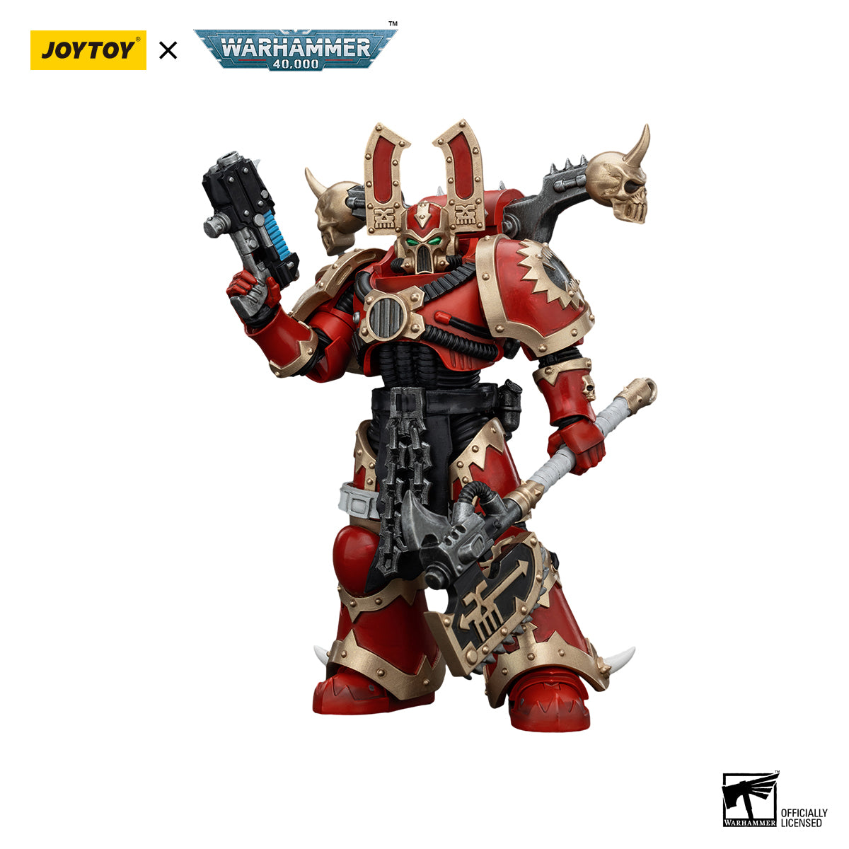 JOYTOY Action Figure 1/18 World Eaters Khorne Berzerker 3 Model Birthday Gifts