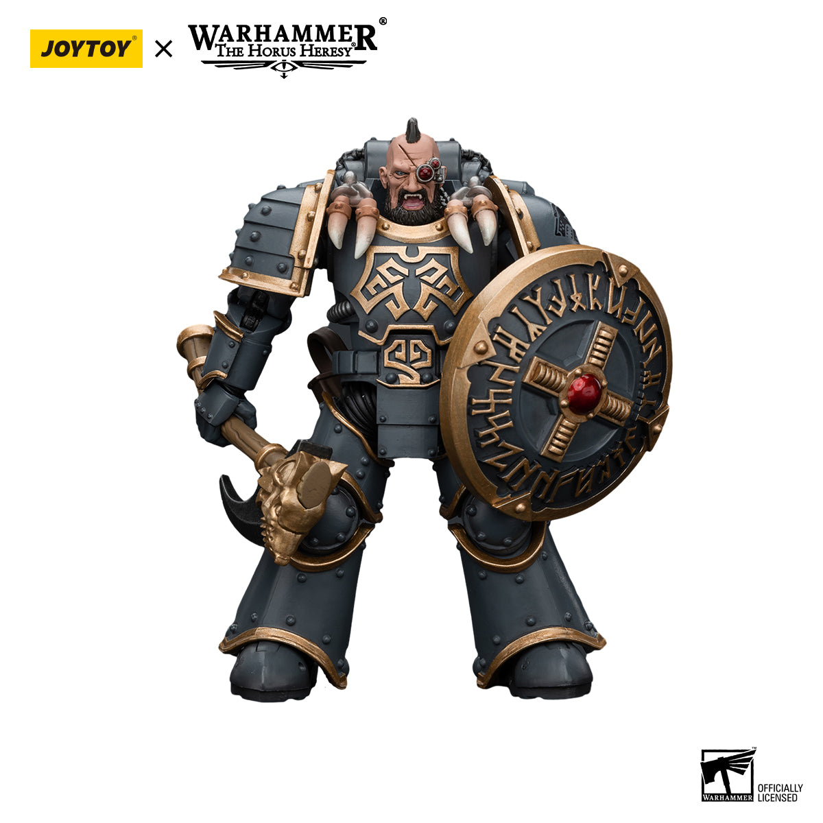 JOYTOY Action Figure 1/18 Space Wolves Gray Slayer Pack Huscarl Model Birthday Gifts