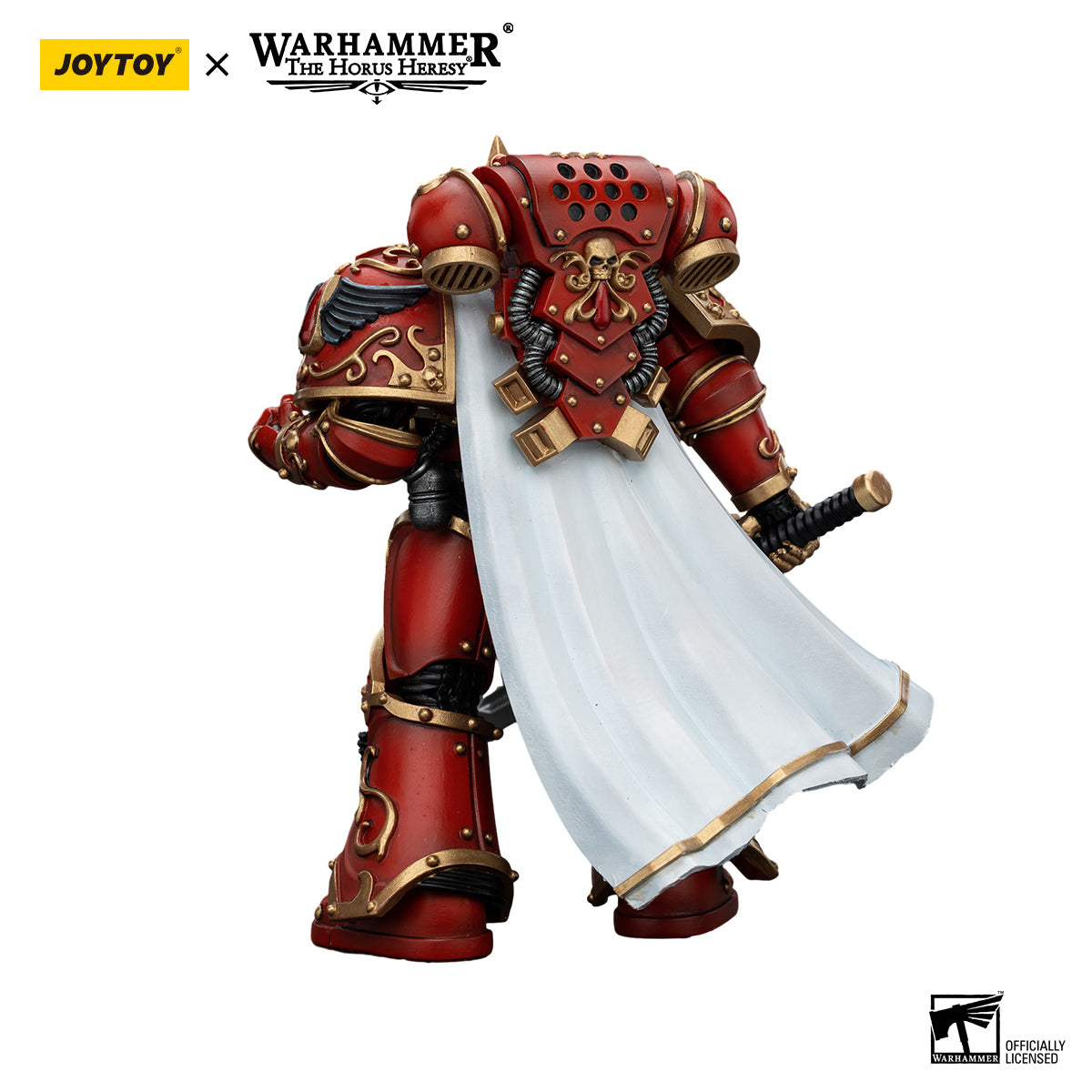 JOYTOY Action Figure 1/18 Blood Angels Legion Praetor with Paragon Blade Model Birthday Gifts
