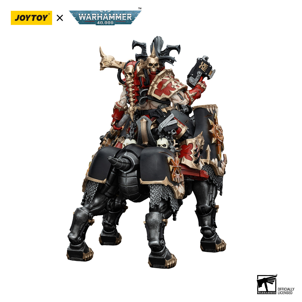 JOYTOY Action Figure 1/18 World Eaters Lord Invocatus Model Birthday Gifts