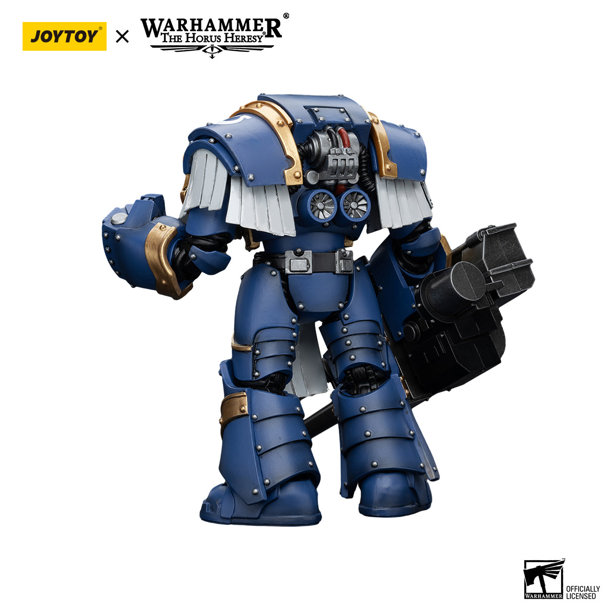 JOYTOY Action Figure 1/18 Uitramarines Cataphractii Terminator Squad Terminator with Reaper Autocannon Model Birthday Gifts