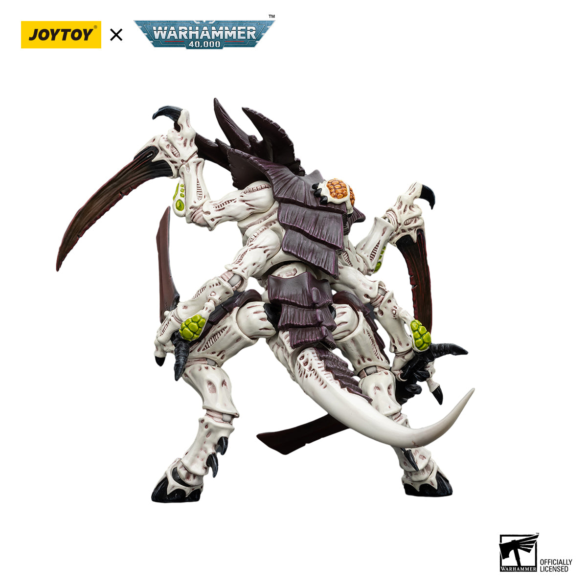 JOYTOY Action Figure 1/18 Tyranids Hive Fleet Leviathan Tyranid Warrior with Boneswords 2 Model Birthday Gifts