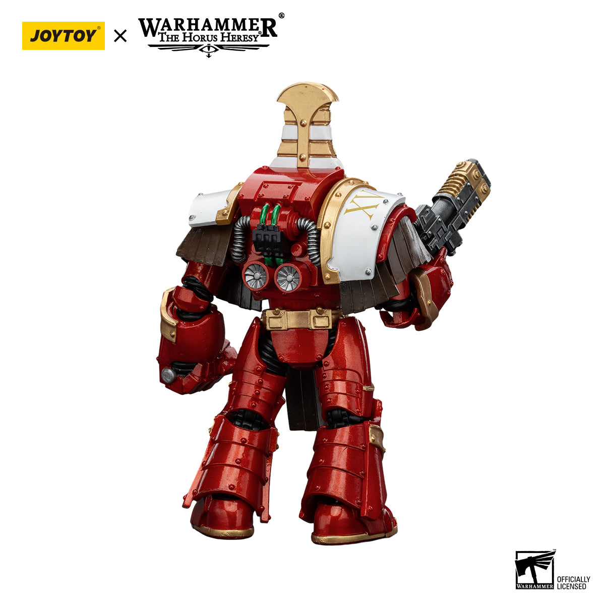 JOYTOY Action Figure 1/18 Thousand Sons Sekhmet Terminator Cabal Sekhmet Volkite Charger And Power Fist Model Birthday Gifts