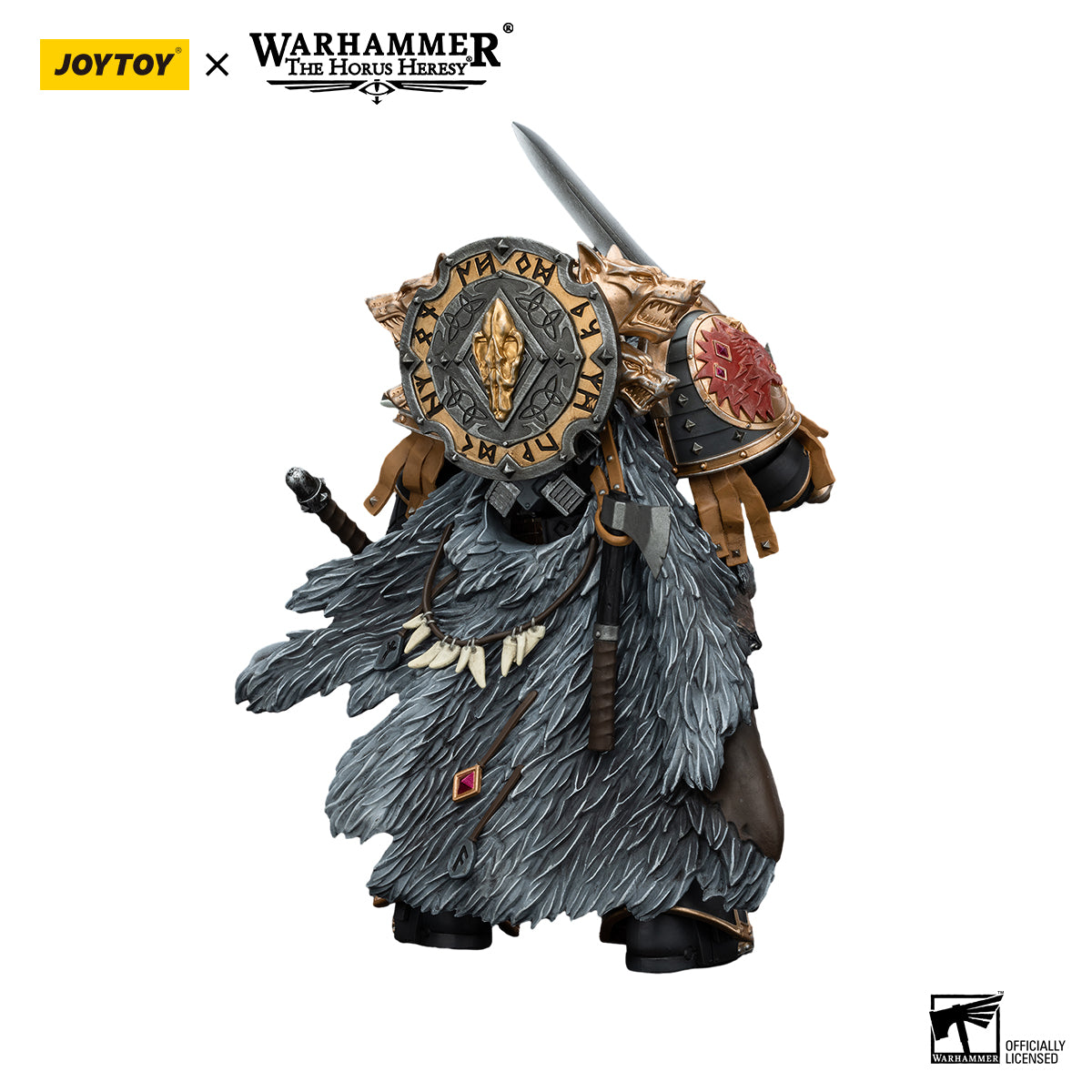JOYTOY Warhammer 30k 1/18 Action Figure Space Wolves Leman Russ Primarch of the VIth Legion JT6137
