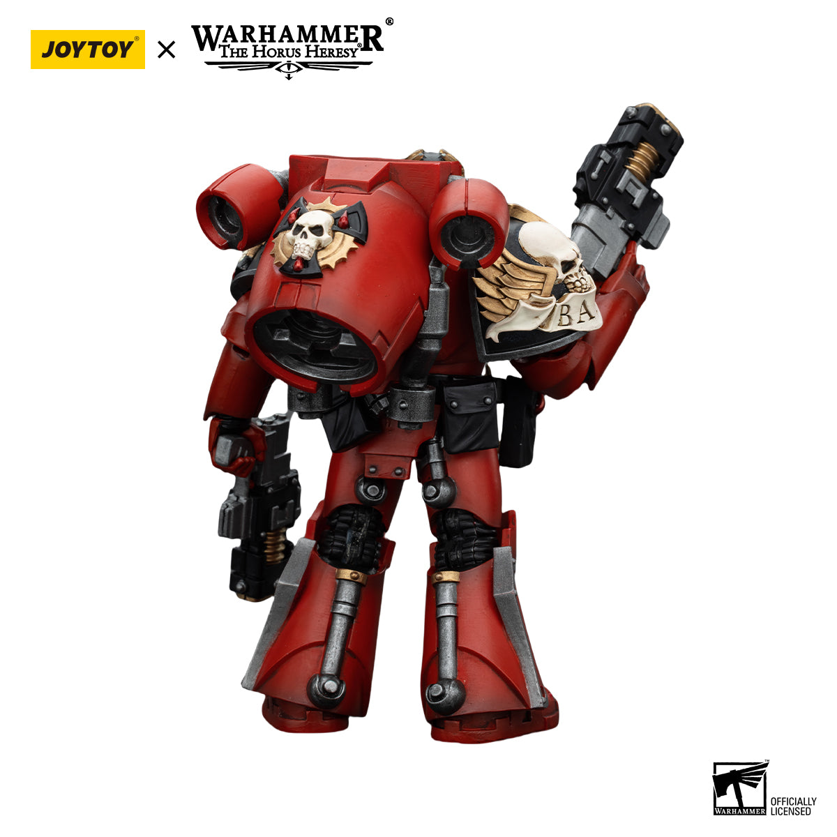 JOYTOY Action Figure 1/18 Blood Angels Angel's Tears Squad Arch-Erelim with Volkite Serpentas Model Birthday Gifts