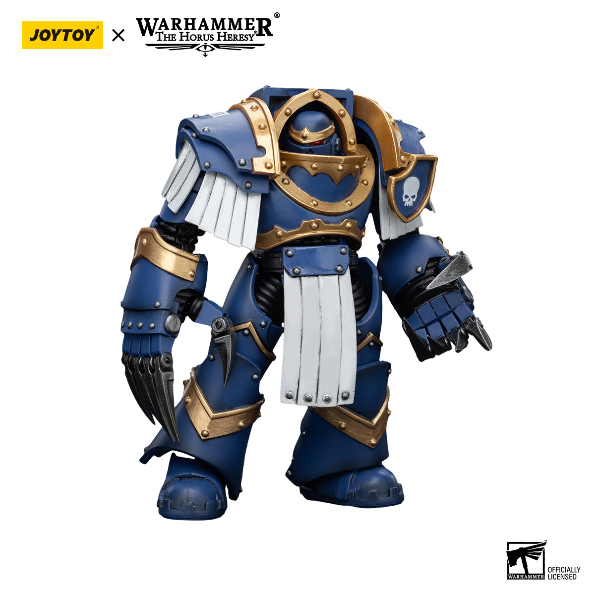 JOYTOY Action Figure 1/18 Ultramarines Cataphractii Terminator Squad Terminator with Lightning Claws Model Birthday Gifts