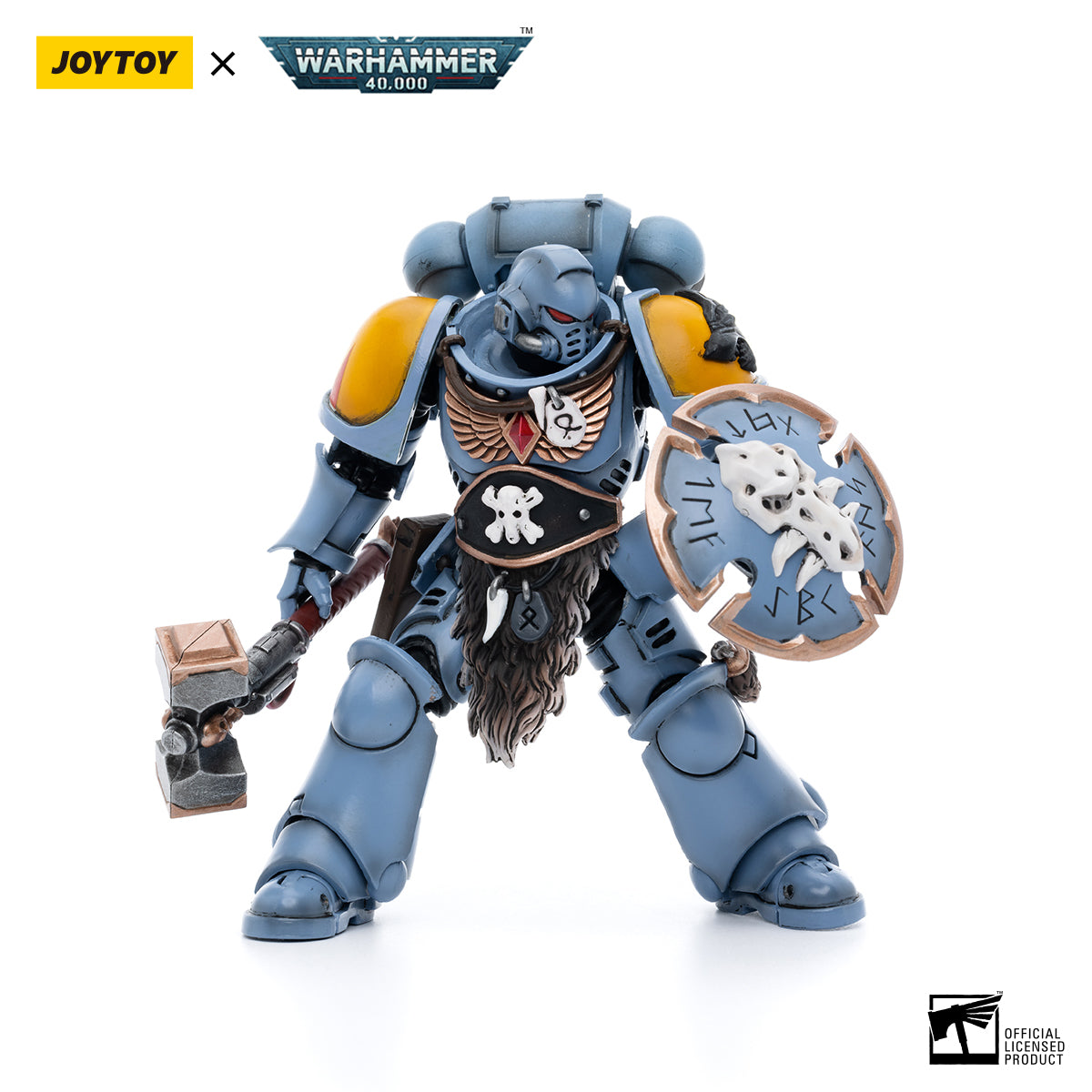JOYTOY Action Figure 1/18 Space Wolves Claw Pack Sigyrr Stoneshield Model Birthday Gifts