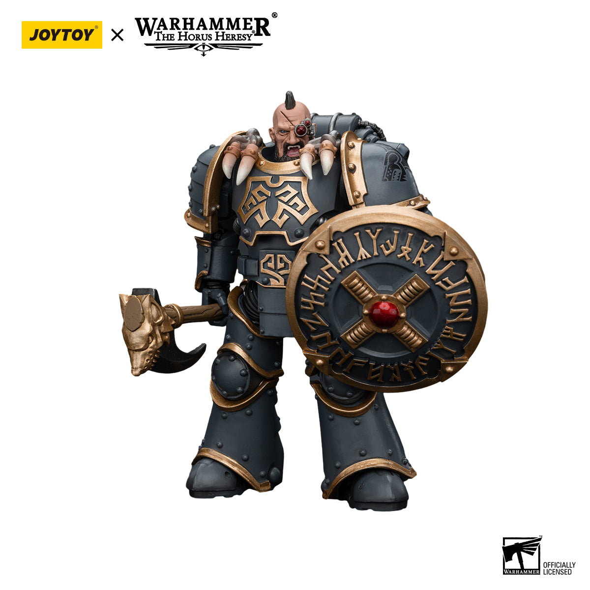 JOYTOY Action Figure 1/18 Space Wolves Gray Slayer Pack Huscarl Model Birthday Gifts