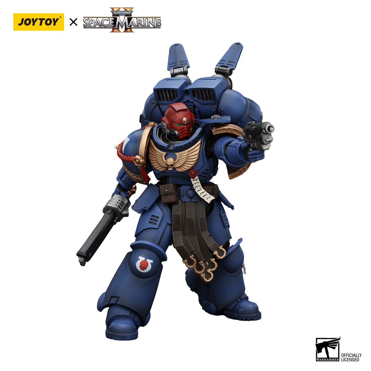 JOYTOY Action Figure 1/18 Ultramarines Sergeant Gadriel Model Birthday Gifts