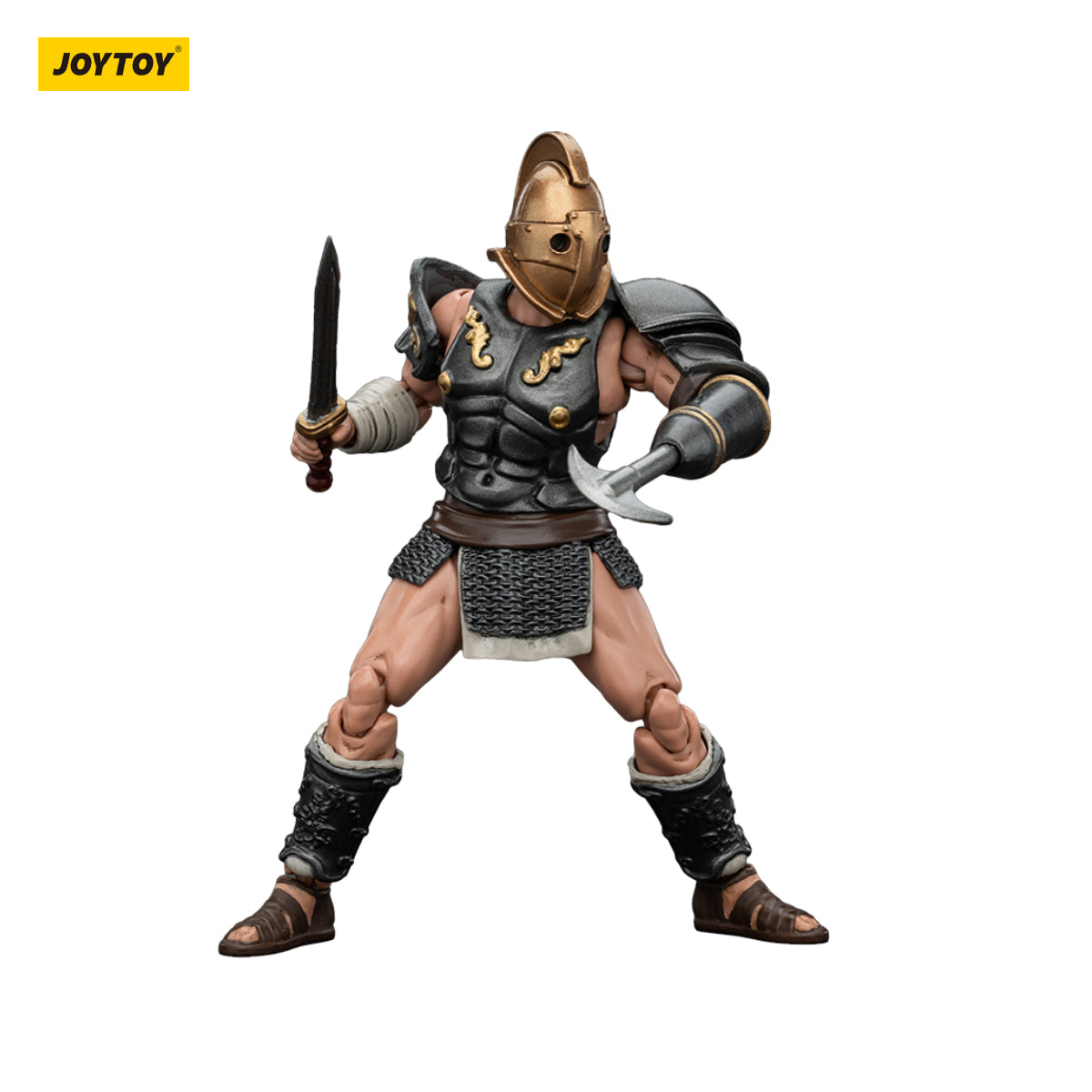 JOYTOY Action Figure 1/18 Roman Gladiator Secutor Gladiator Model Birthday Gifts