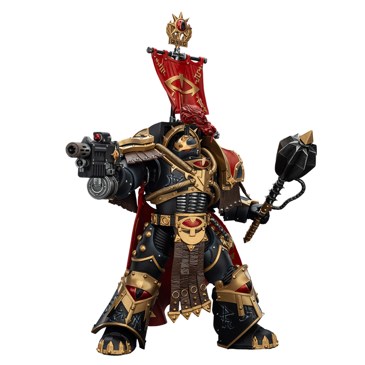 JOYTOY Warhammer The Horus Heresy 1/18 Action Figure Sons of Horus Legion Cataphractii Praetor with Combi-Melta and Power Maul Collection Model 15Age+ Birthday Gift Pre-Order