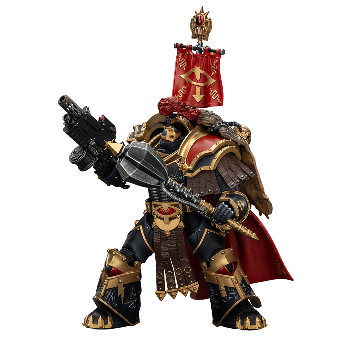 JOYTOY Warhammer The Horus Heresy 1/18 Action Figure Sons of Horus Legion Cataphractii Praetor with Combi-Melta and Power Maul Collection Model 15Age+ Birthday Gift Pre-Order