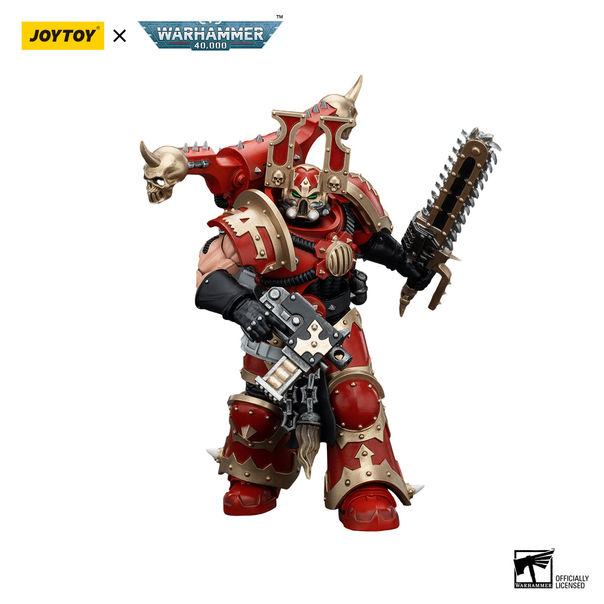 JOYTOY Action Figure 1/18 World Eaters Khorne Berzerker 5 Model Birthday Gifts