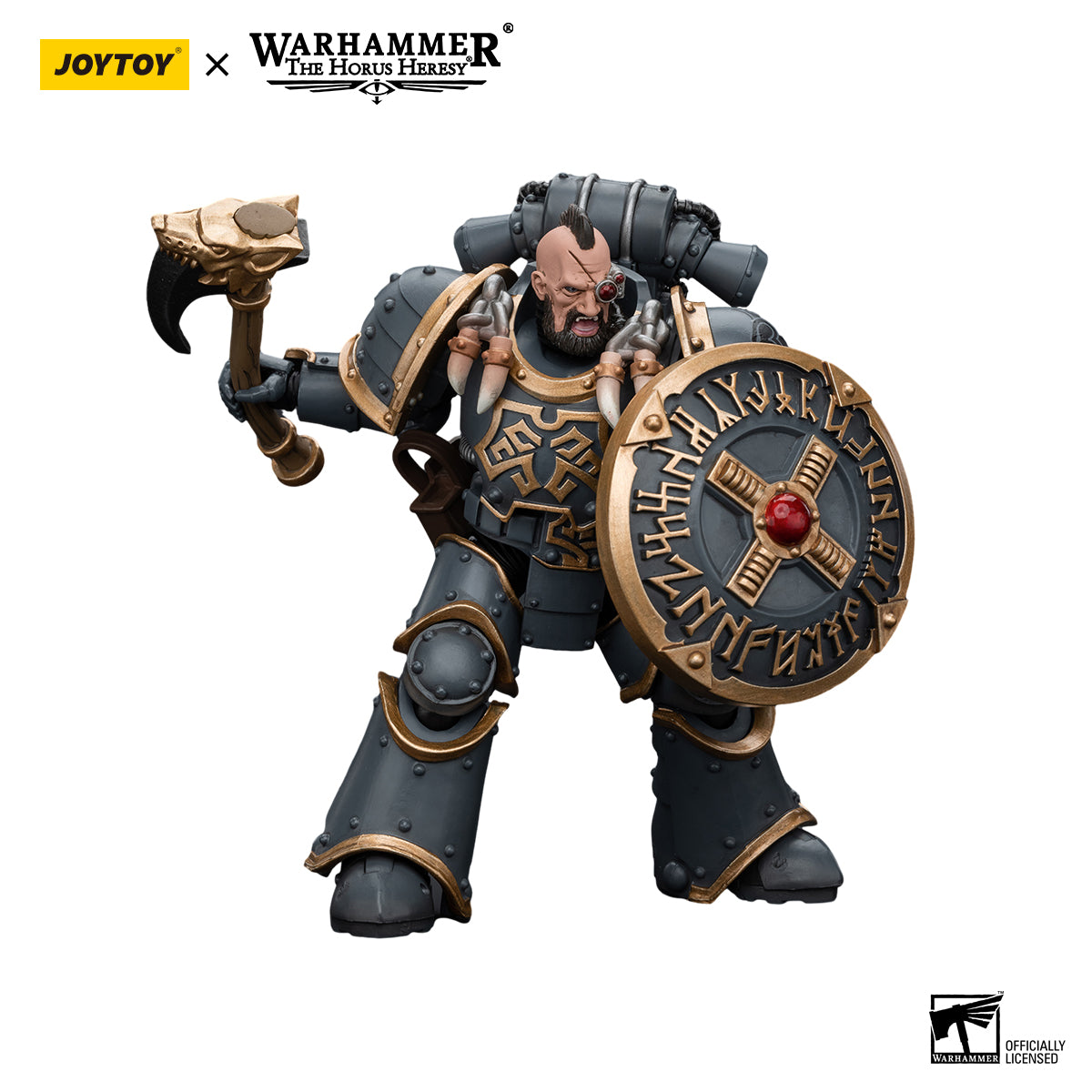 JOYTOY Action Figure 1/18 Space Wolves Gray Slayer Pack Huscarl Model Birthday Gifts