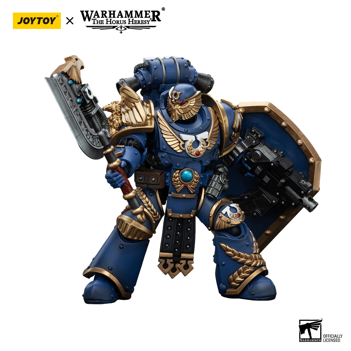 JOYTOY Action Figure 1/18 Blood Angels Angel's Tears Squad Arch-Erelim with Volkite Serpentas Model Birthday Gifts
