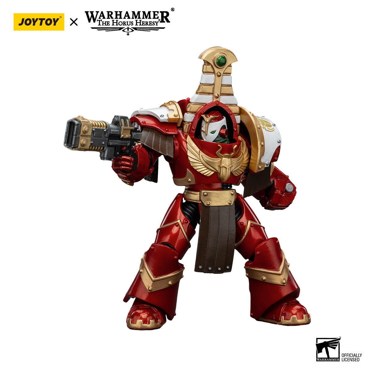 JOYTOY Action Figure 1/18 Thousand Sons Sekhmet Terminator Cabal Sekhmet Volkite Charger And Power Fist Model Birthday Gifts