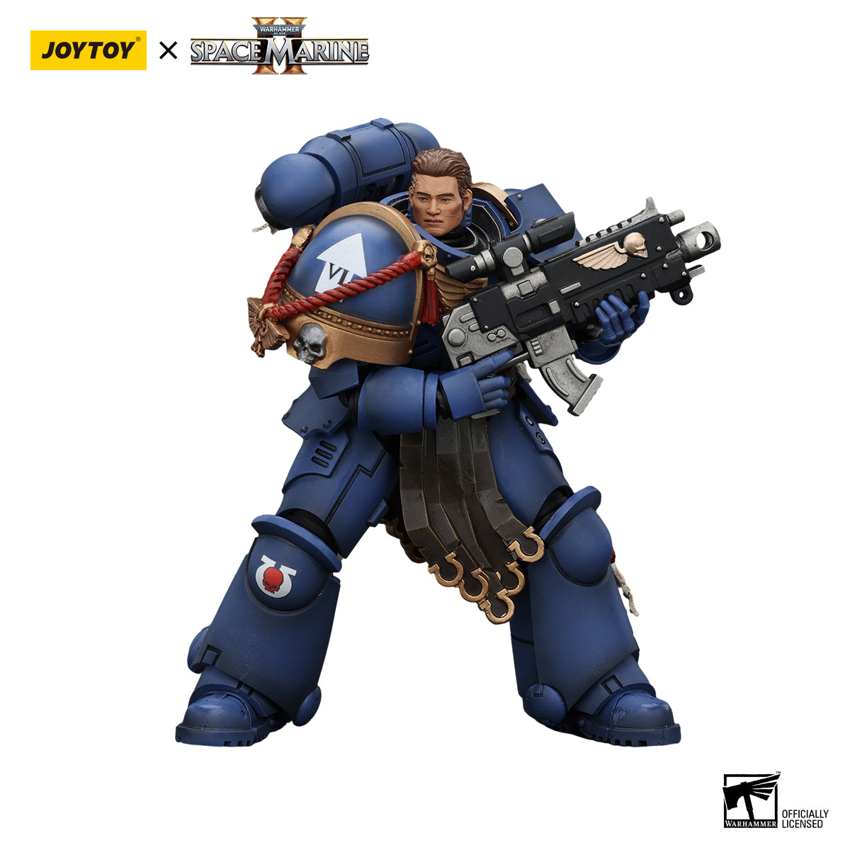 JOYTOY Action Figure 1/18 Ultramarines Sergeant Gadriel Model Birthday Gifts