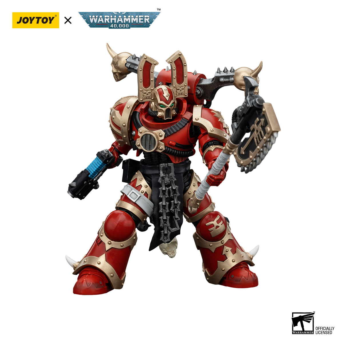 JOYTOY Action Figure 1/18 World Eaters Khorne Berzerker 3 Model Birthday Gifts