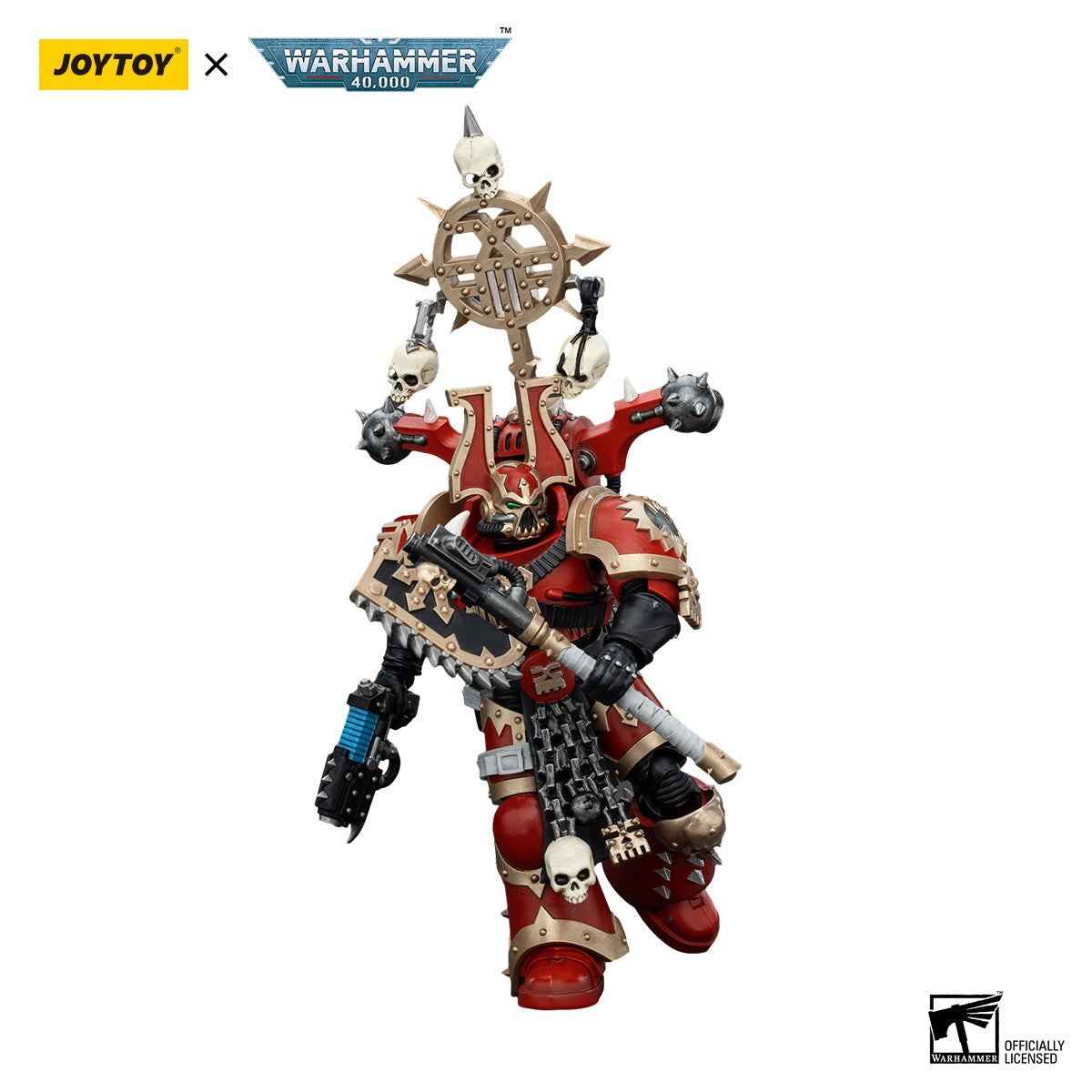 JOYTOY Warhammer 40K World Eaters Khorne Berzerker with Berzerker lcon
