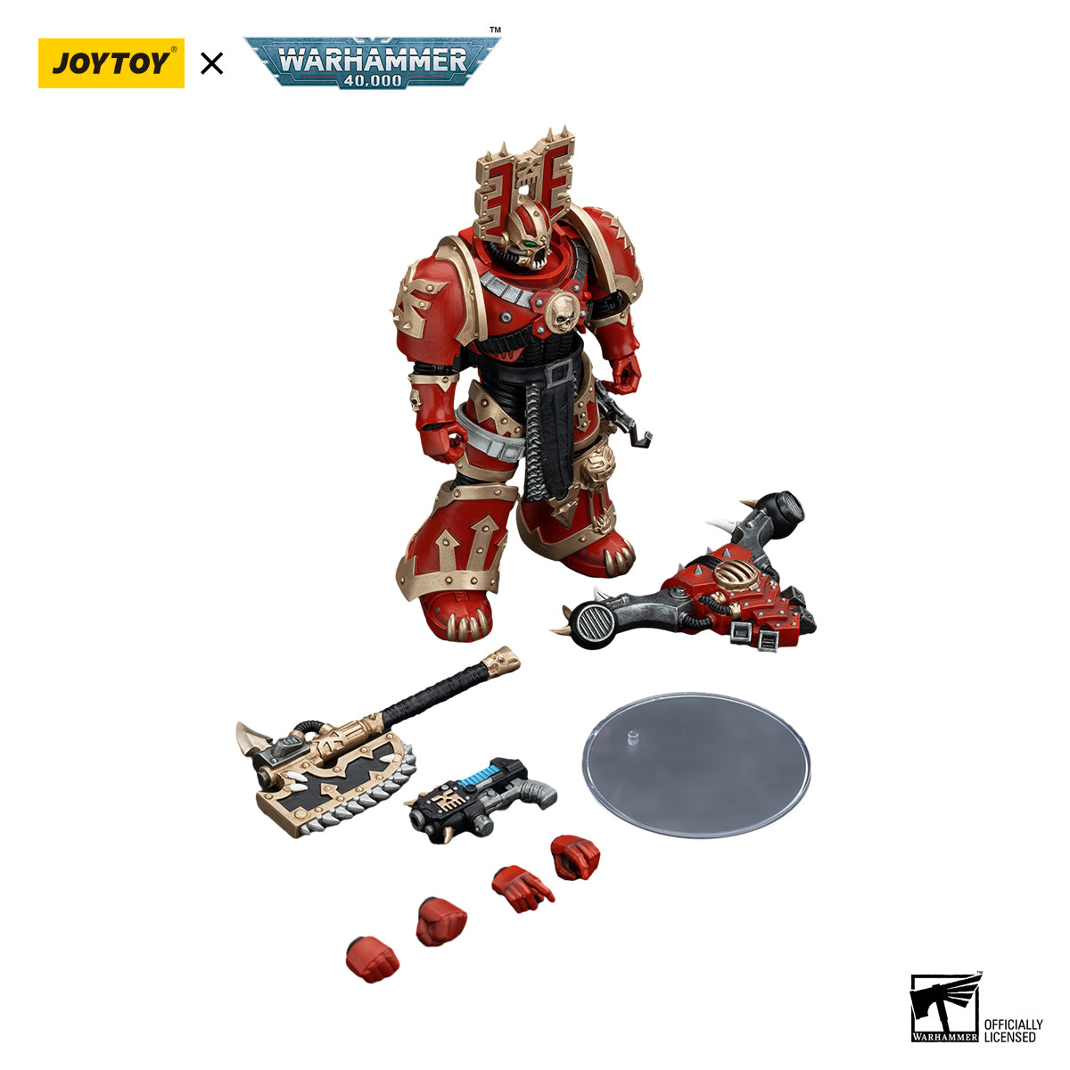 JOYTOY Action Figure 1/18 World Eaters Khorne Berzerker 4 Model Birthday Gifts