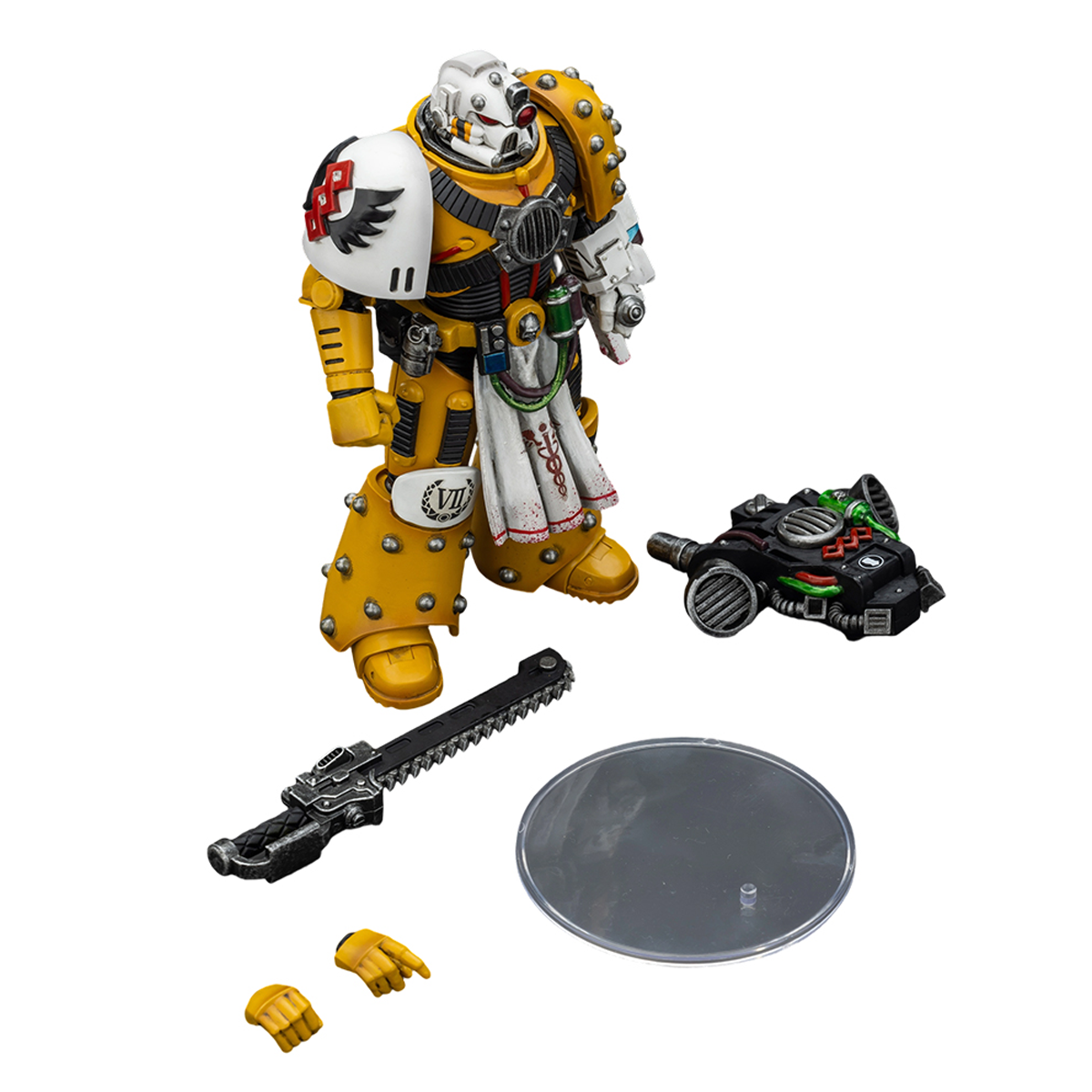 JOYTOY Warhammer 40K 1/18 Action Figure Imperial Fists Legion Apothecary Collection Model 15Age+ Birthday Gift Pre-Order