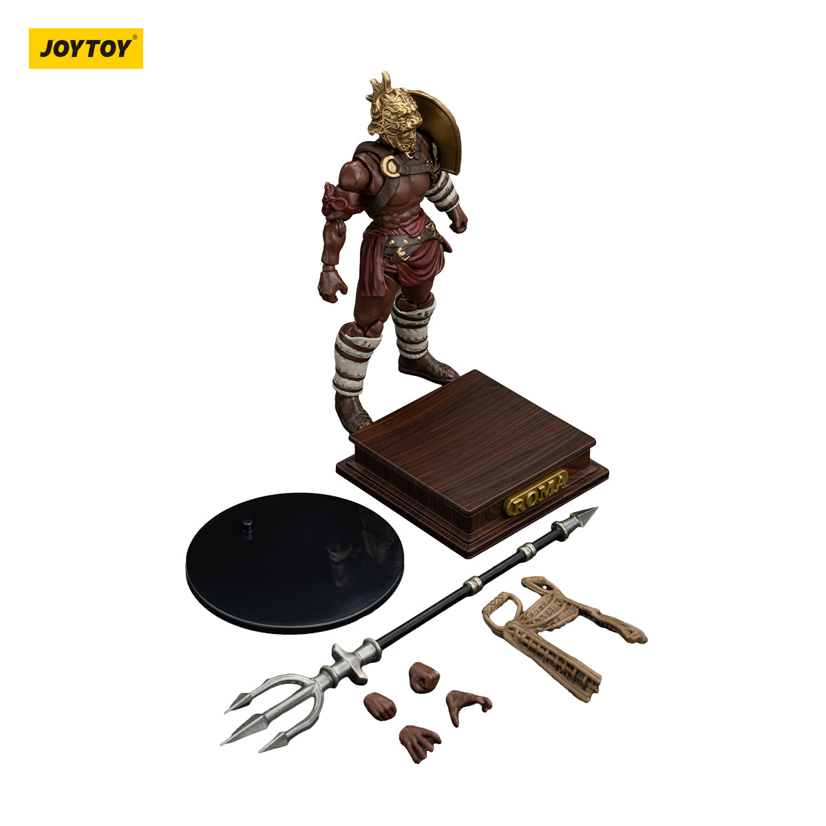 JOYTOY Action Figure 1/18 Roman Gladiator Retiarius Gladiator Model Birthday Gifts