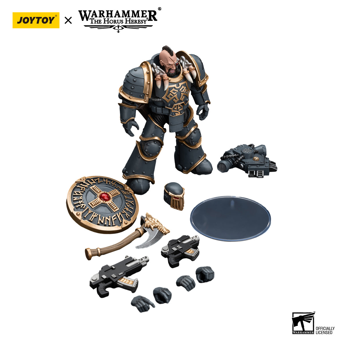 JOYTOY Action Figure 1/18 Space Wolves Gray Slayer Pack Huscarl Model Birthday Gifts