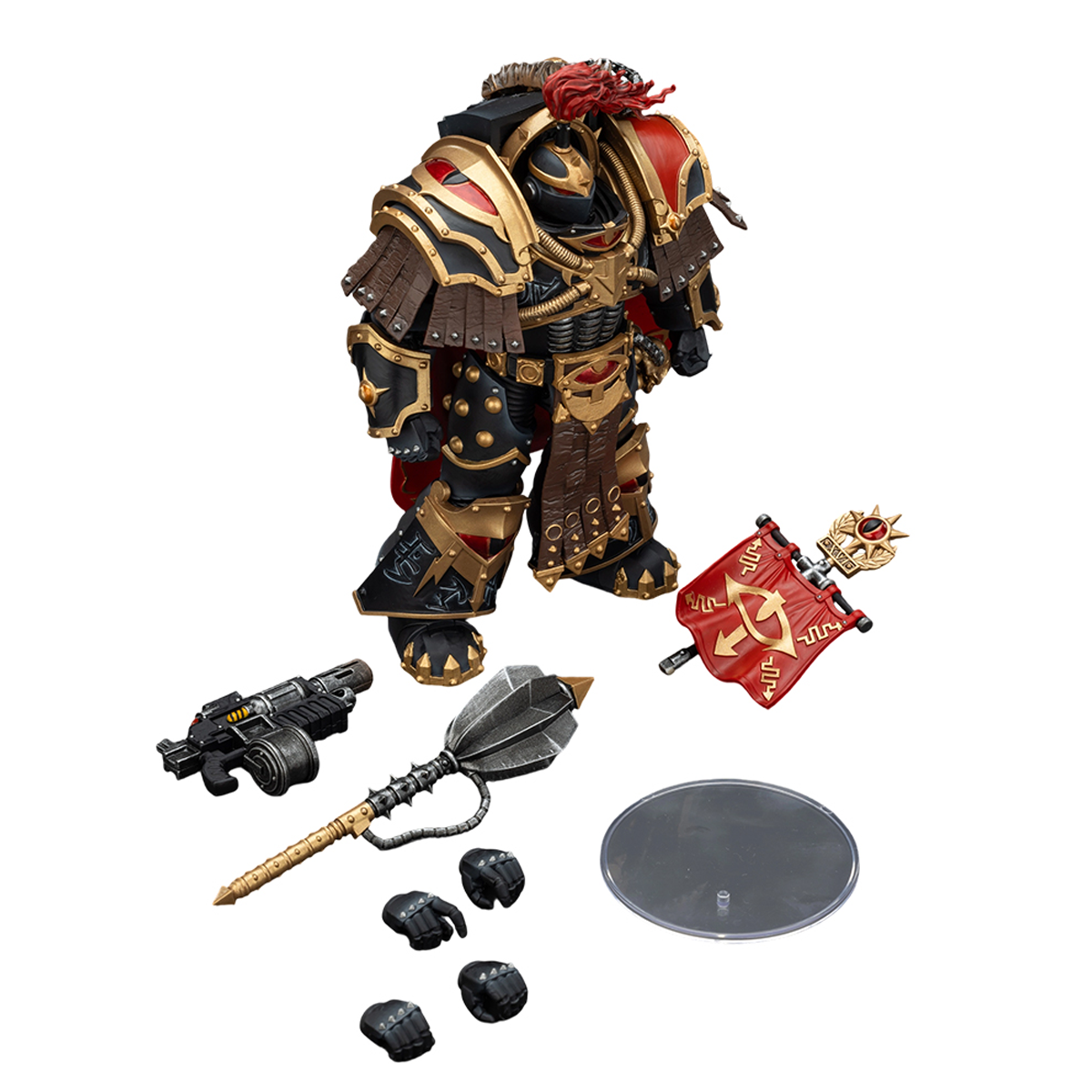 JOYTOY Warhammer The Horus Heresy 1/18 Action Figure Sons of Horus Legion Cataphractii Praetor with Combi-Melta and Power Maul Collection Model 15Age+ Birthday Gift Pre-Order