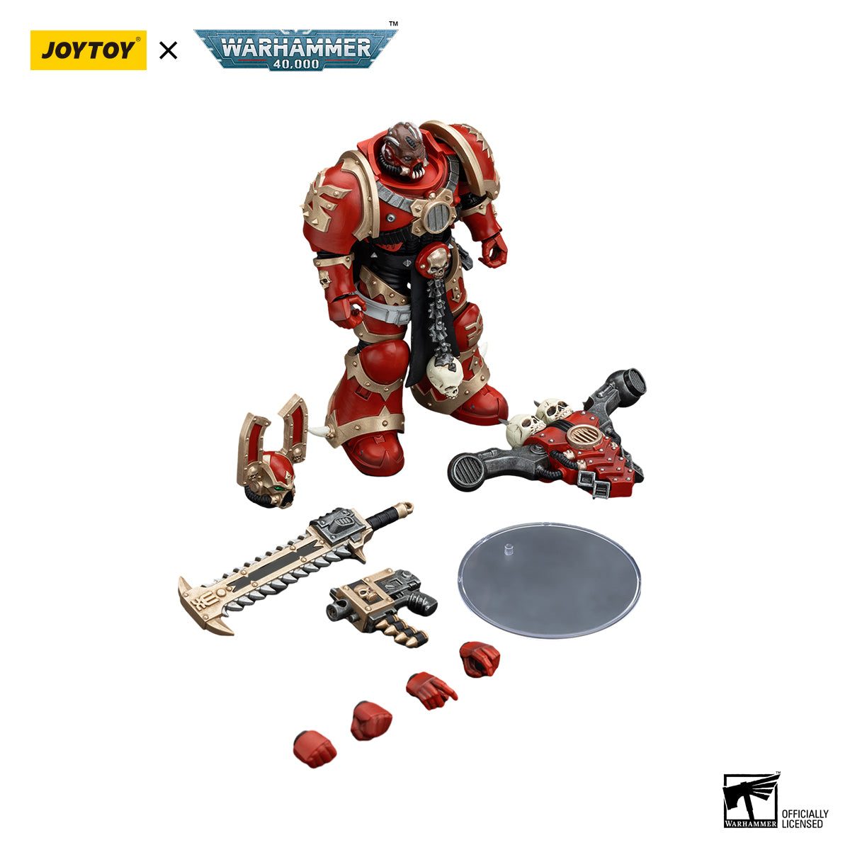 JOYTOY Action Figure 1/18 World Eaters Khorne Berzerker 6 Model Birthday Gifts