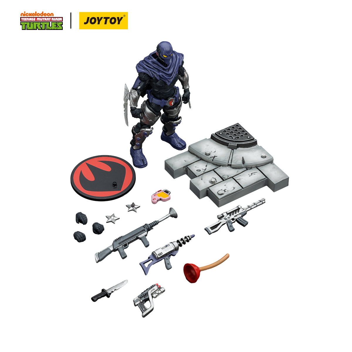 JOYTOY TMNT 1/18 Action Figure TMNT Foot Clan A Collection Model Birthday Gifts JT00164