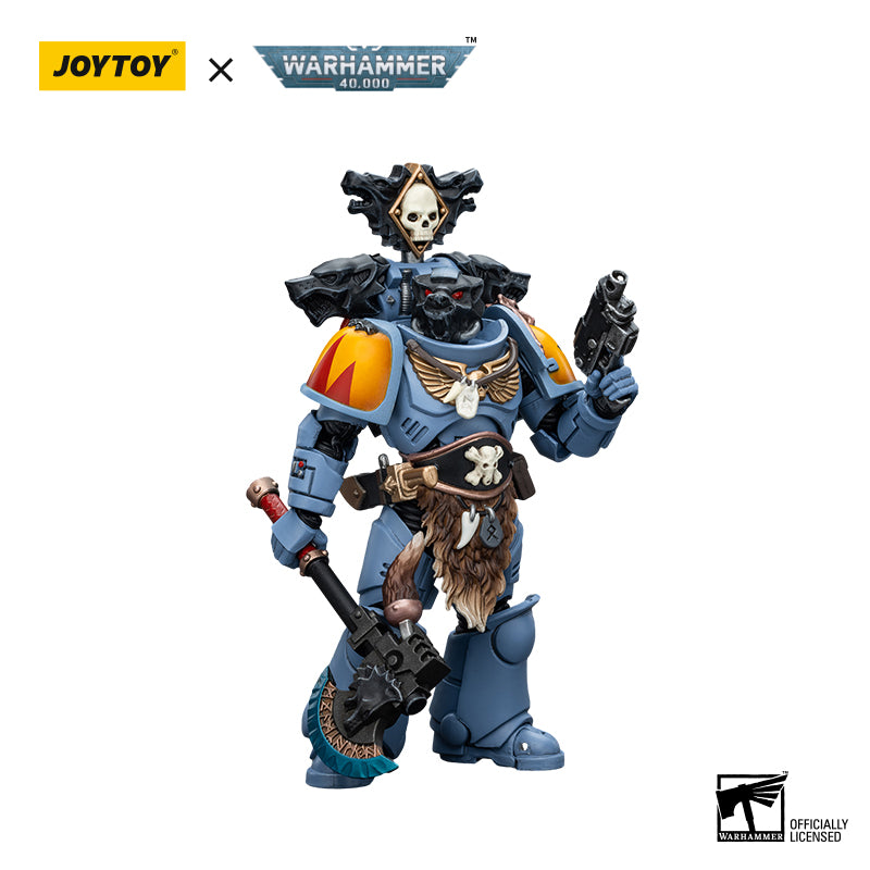 JOYTOY Action Figure 1/18 Space Marines Space Wolves Claw Pack Brother Olaf Model Birthday Gifts