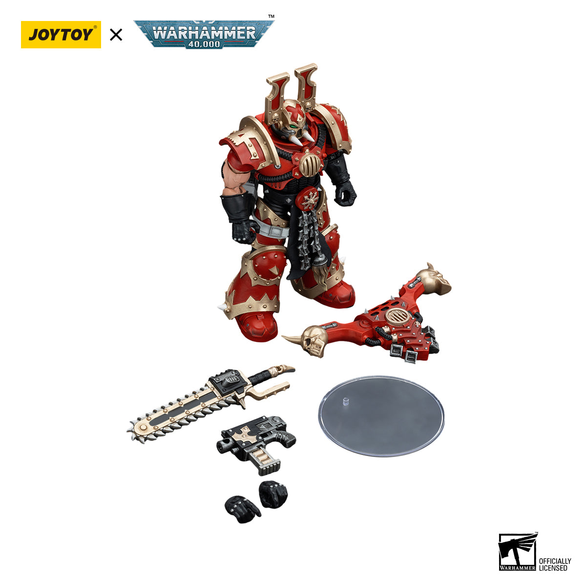 JOYTOY Action Figure 1/18 World Eaters Khorne Berzerker 5 Model Birthday Gifts