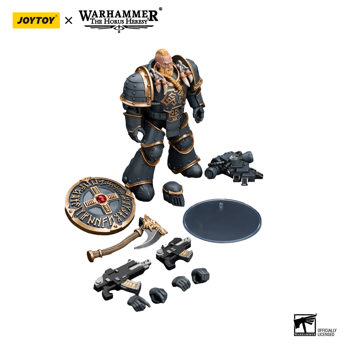 JOYTOY Action Figure 1/18 Space Wolves Gray Slayer Pack Gray Slayer 1 Model Birthday Gifts