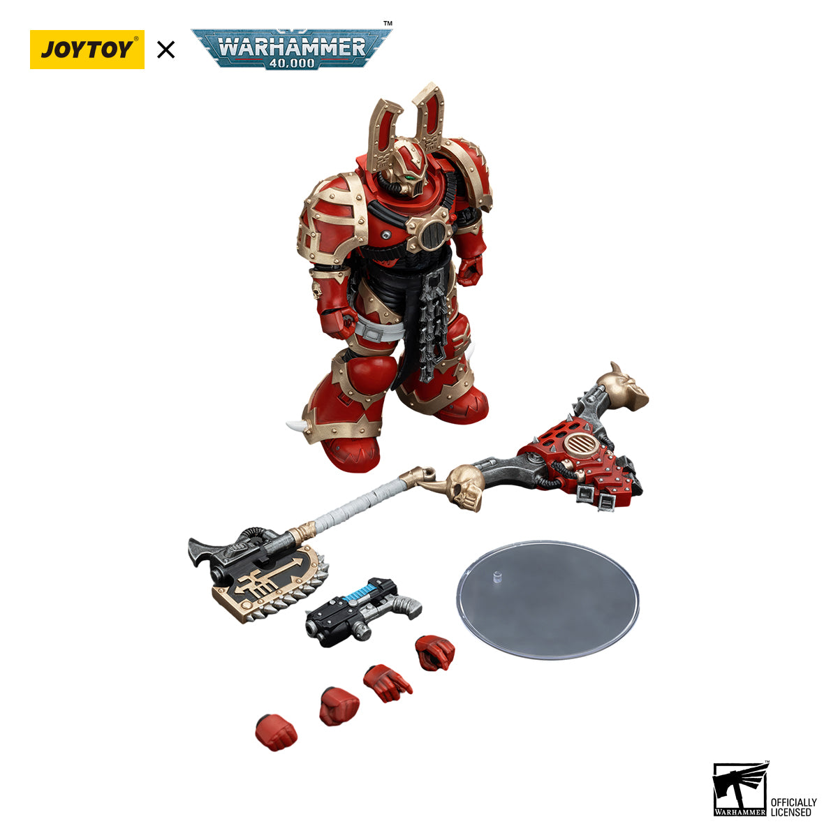 JOYTOY Action Figure 1/18 World Eaters Khorne Berzerker 3 Model Birthday Gifts