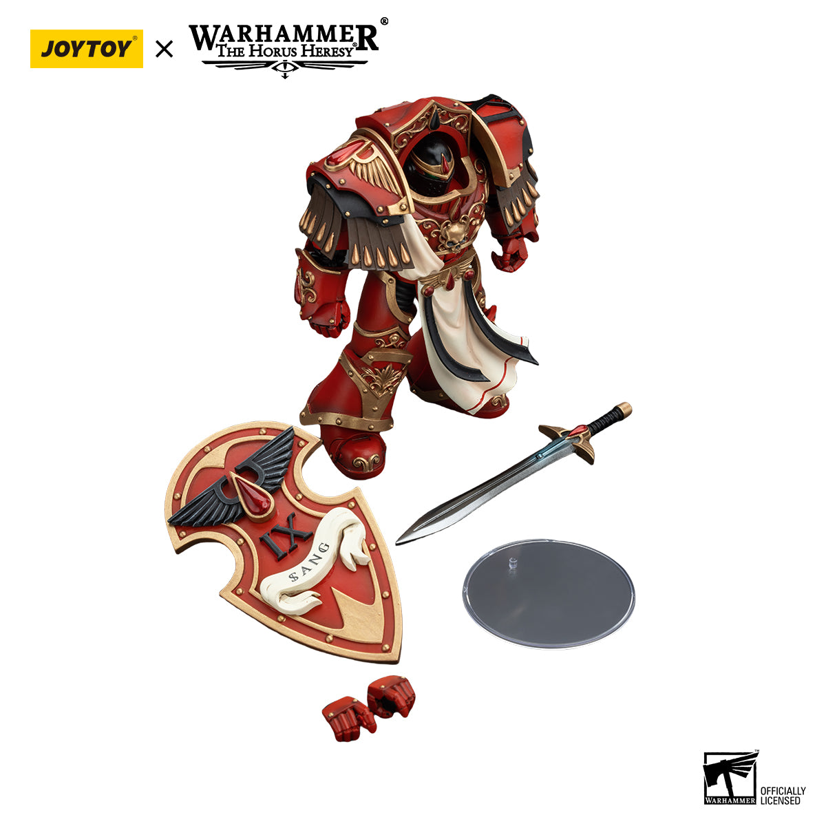 JOYTOY Action Figure 1/18 Blood Angels Crimson Paladins Squad Crimson Paladin 1 Model Birthday Gifts