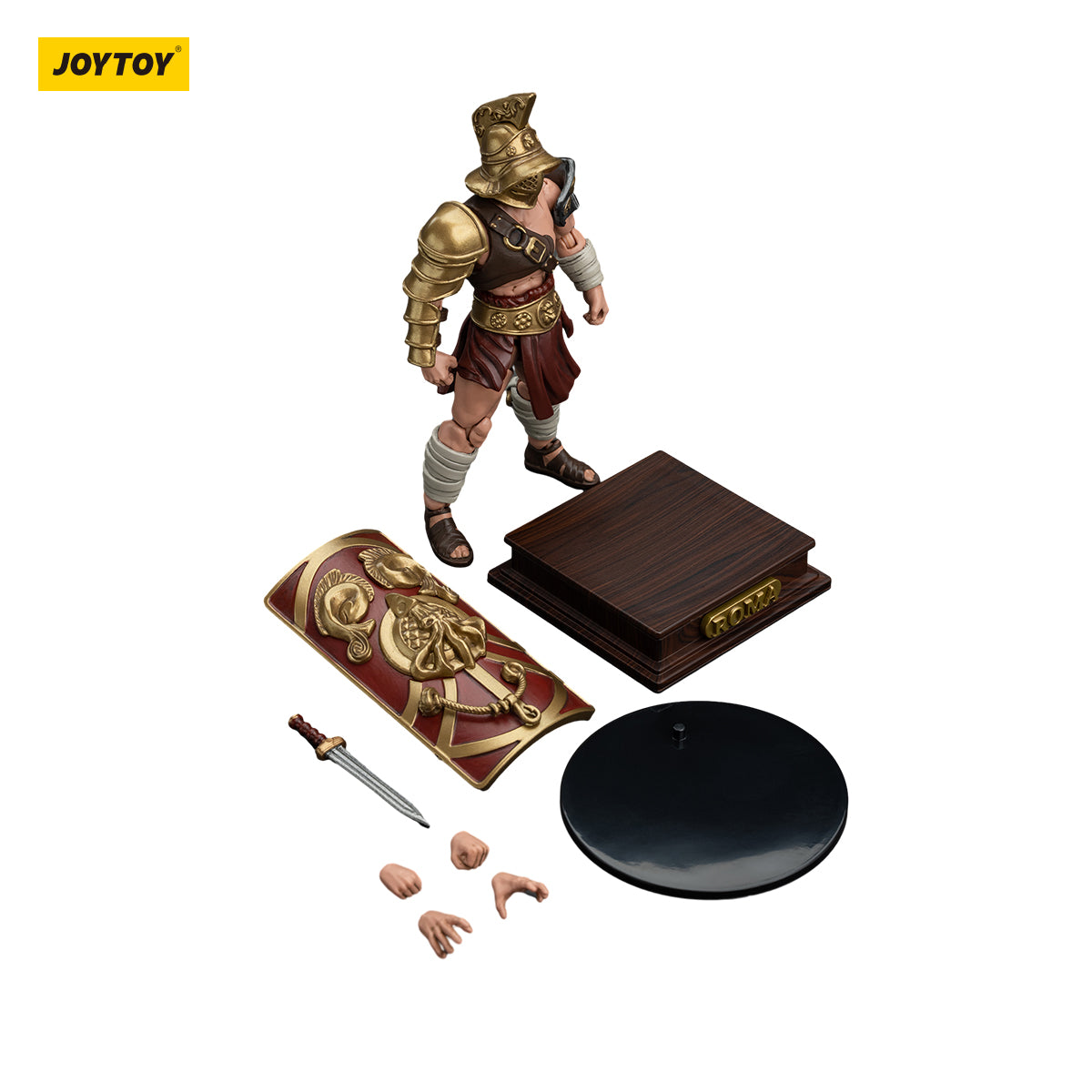 JOYTOY Action Figure 1/18 Roman Gladiator Murmillo Model Birthday Gifts