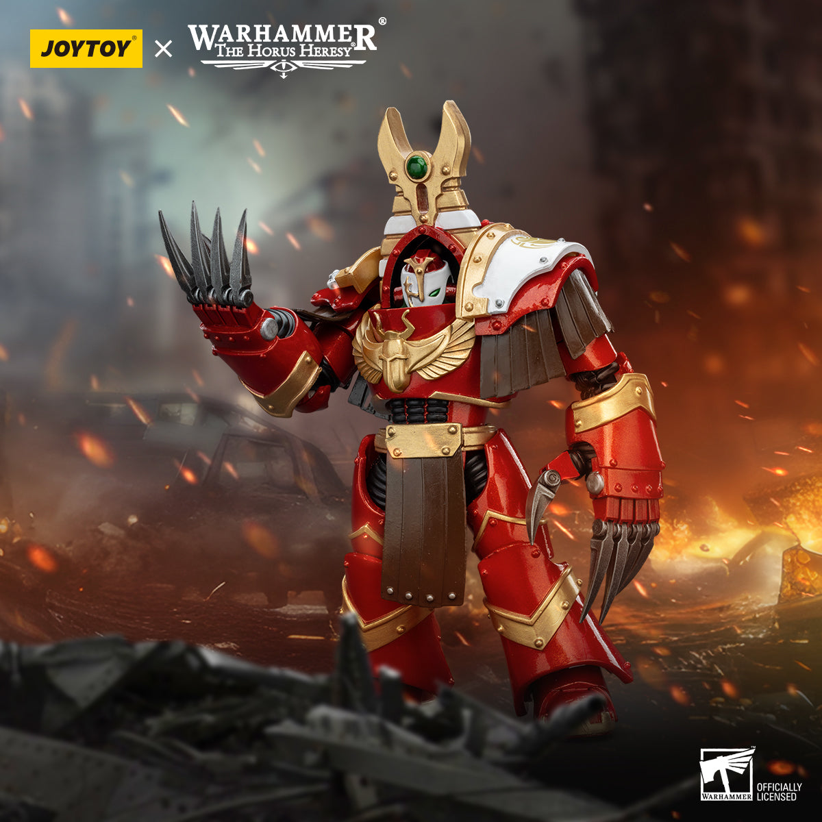 JOYTOY Action Figure 1/18 Thousand Sons Sekhmet Terminator Cabal Sekhmet With Lightning Claws Model Birthday Gifts