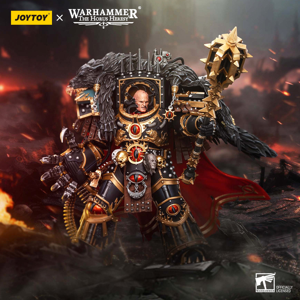 JOYTOY Warhammer 30K Action Figure Sons of Horus Warmaster Horus Primarch of the XVlth Legion JT9787