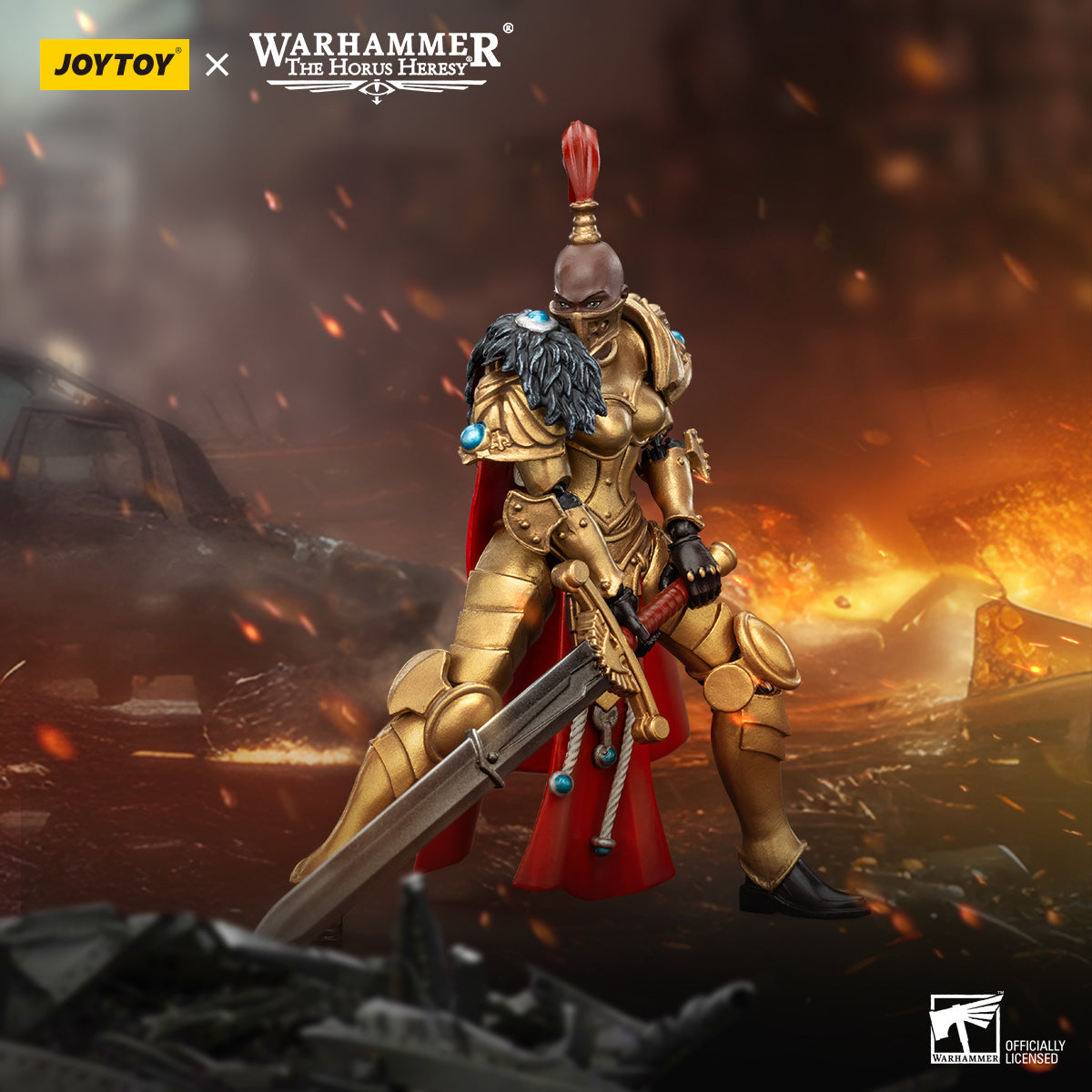 JOYTOY Warhammer The Horus Heresy 1/18 Action Figures Sisters of Silence White Falcons Vigilator Cadre Vigilator 2