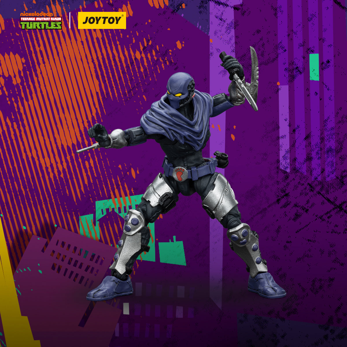 JOYTOY TMNT 1/18 Action Figure TMNT Foot Clan A Collection Model Birthday Gifts JT00164
