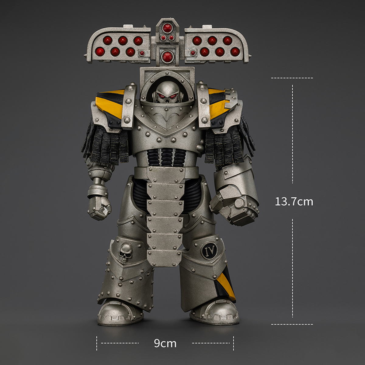 JOYTOY Warhammer 40,000 The Horus Heresy 1/18 Action Figure-Iron Warriors Tyrant Siege Master Terminator with Rocket Launcher Collection Model Birthday Gift