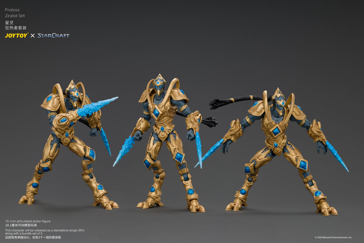 JOYTOY 1/25 STARCRAFT Action Figure Protoss Zealot Set Collection Model Pre-Order