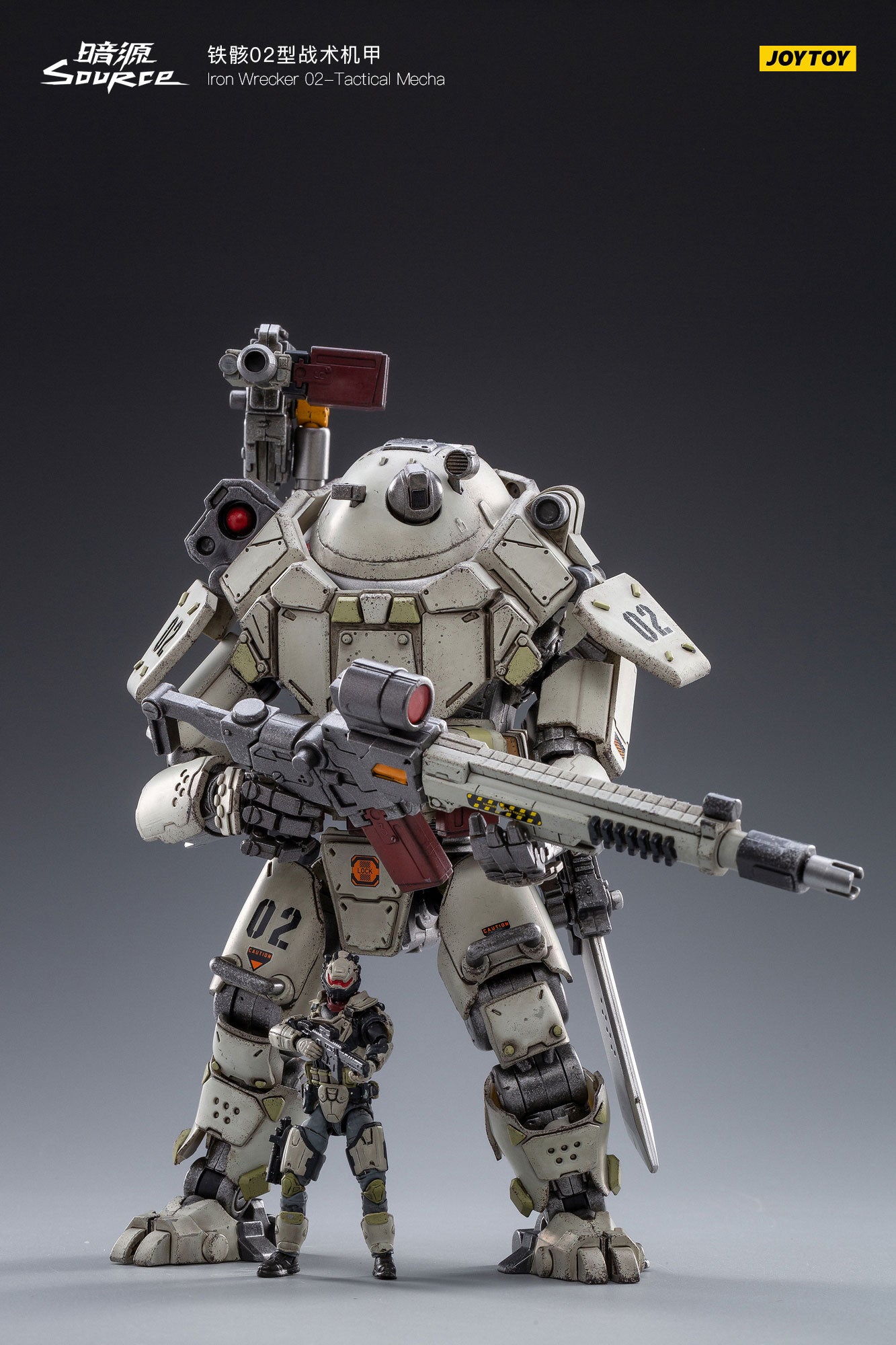 JOYTOY Action Figure 1/18 Iron Wrecker 02-Tactical Mecha Model Birthday Gifts 