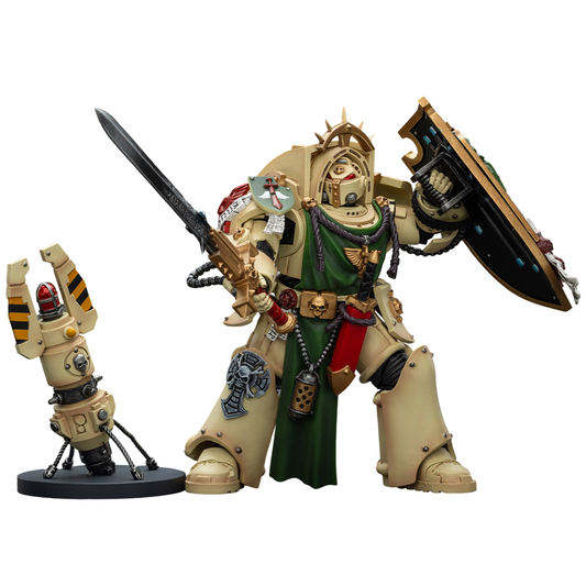 JOYTOY Warhammer 40,000 1/18 Action Figure Dark Angels Deathwing Knight 1 with Power Sword, Storm Shield and Teleport Homer Collection Models Birthday Gifts 15Age+ Pre-Order