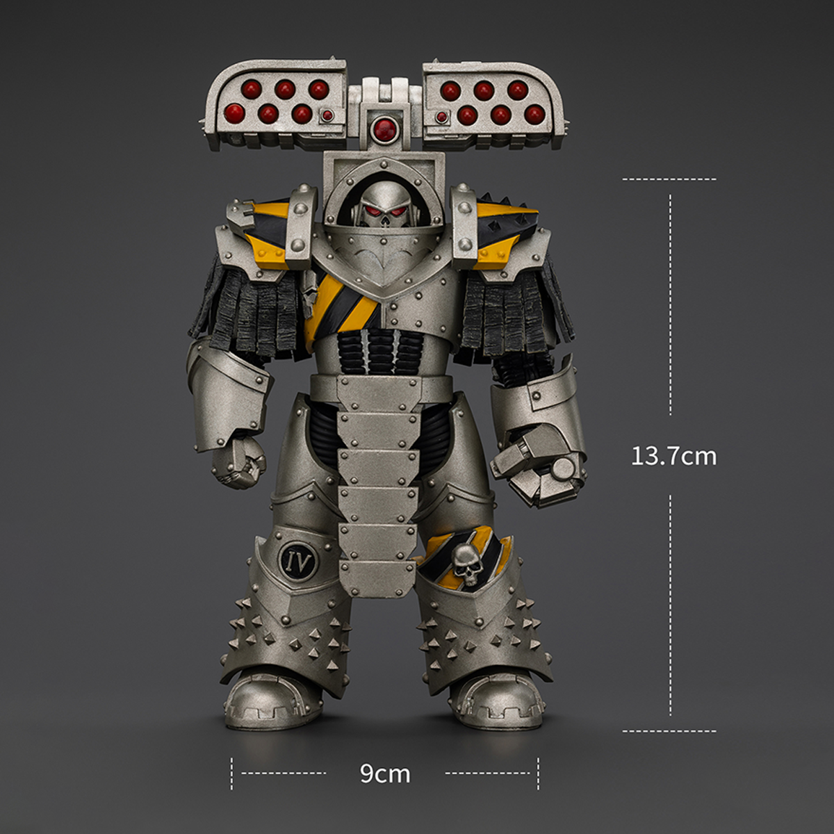 JOYTOY Warhammer 40,000 The Horus Heresy 1/18 Action Figure-Iron Warriors Tyrant Siege Terminator with Rocket Launcher Collection Model Birthday Gift