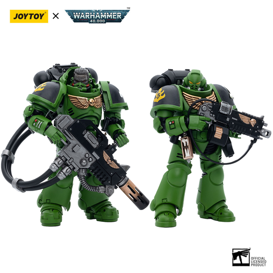 JOYTOY  Warhammer  40000  1/18  Action Figure Salamanders Intercessors Brother Haecule & Eradicators Brother T'Kren